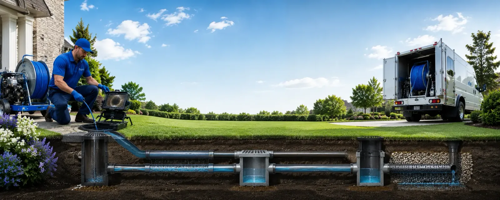 Outdoor drain cleaning information for Mass City, MI